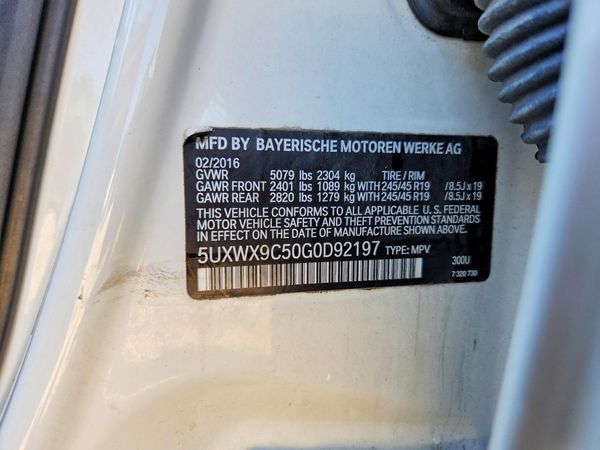 2016 BMW X3 xDrive28i
