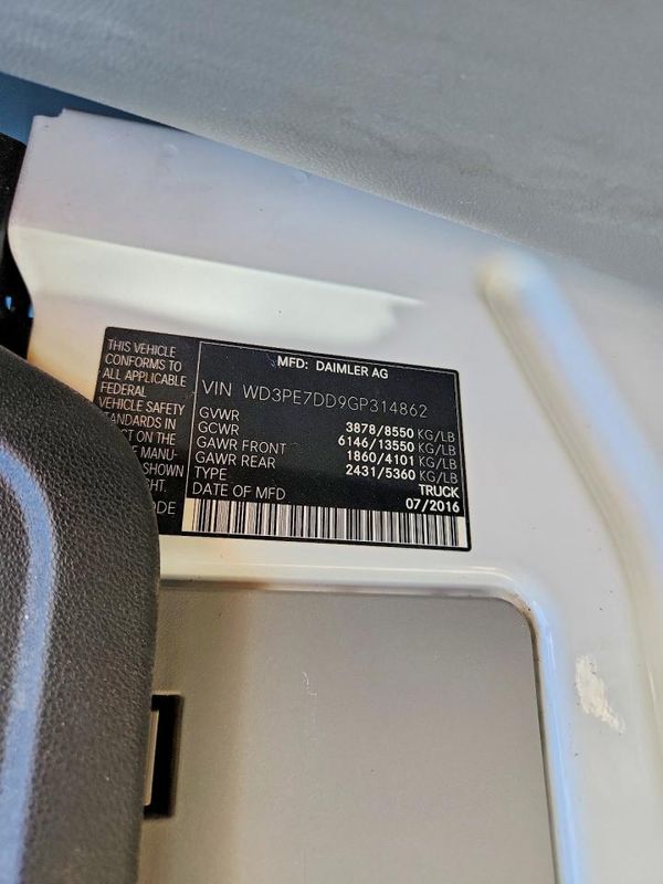 2016 MERCEDES-BENZ SPRINTER
