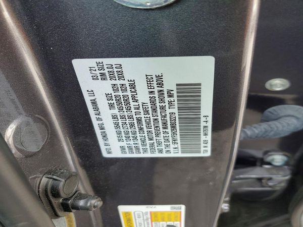 2021 HONDA PILOT SE