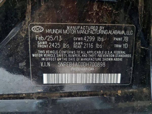 2013 HYUNDAI SONATA GLS/ GLS Popular