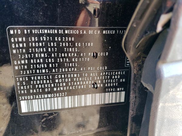 2021 VOLKSWAGEN TIGUAN