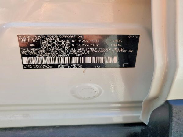 2016 TOYOTA RAV4 Limited (G Grade)