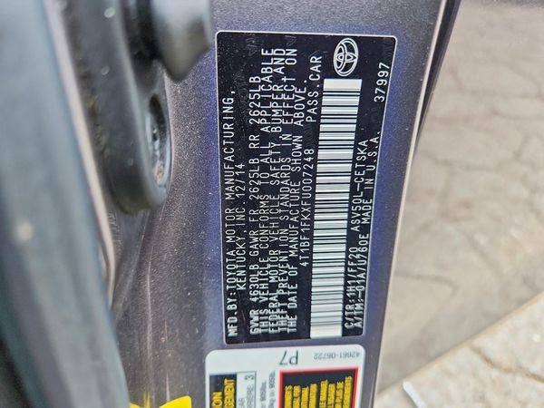 2015 TOYOTA CAMRY