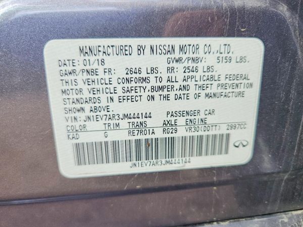 2018 INFINITI Q50