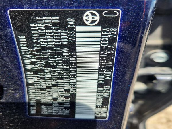 2022 TOYOTA COROLLA LE
