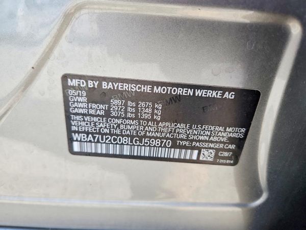 2020 BMW 750 xDrive