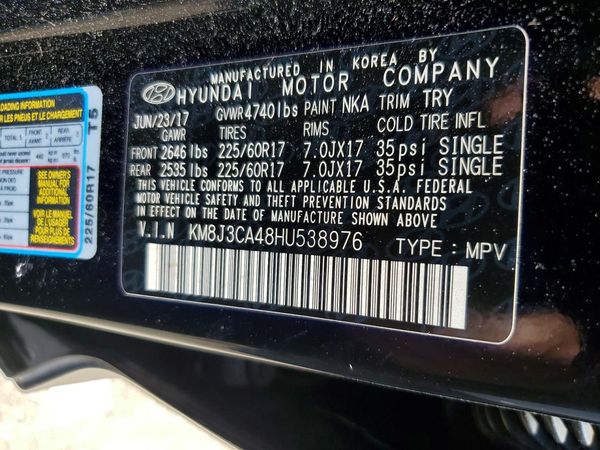 2017 HYUNDAI TUCSON