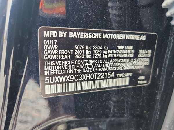2017 BMW X3 xDrive28i