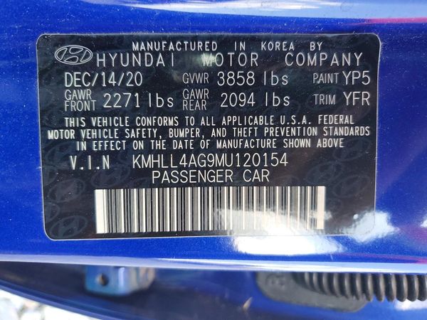 2021 HYUNDAI ELANTRA SE