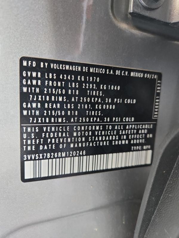 2024 VOLKSWAGEN TAOS SE
