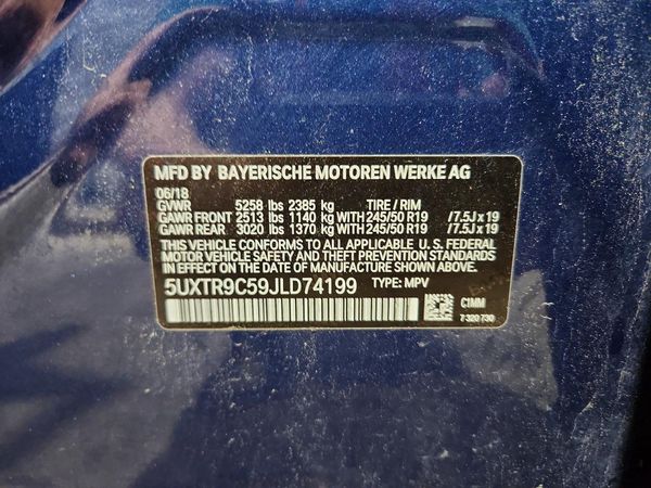 2018 BMW X3 sDrive30i