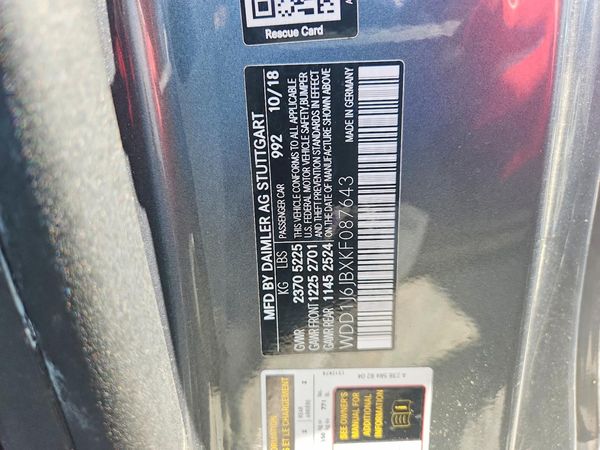 2019 MERCEDES-BENZ E E450-4M