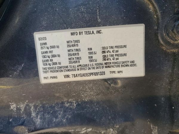 2023 TESLA MODEL Y