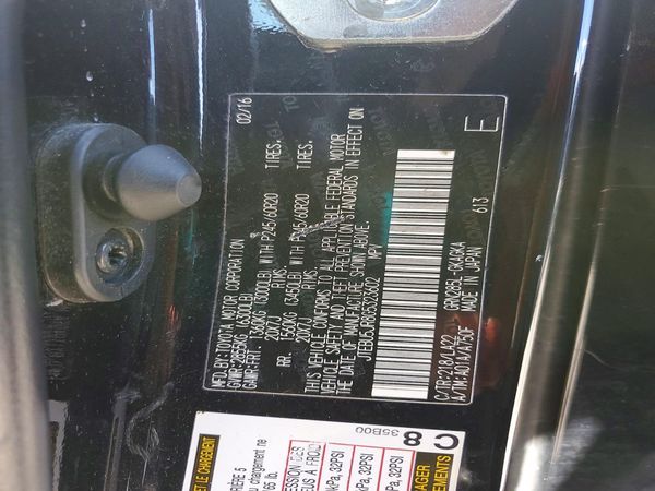 2016 TOYOTA 4RUNNER Base Grade