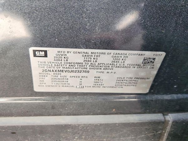 2018 CHEVROLET EQUINOX
