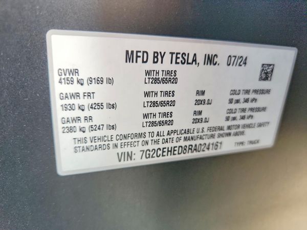 2024 TESLA CYBERTRUCK