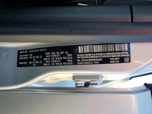 2021 JEEP RENEGADE LATITUDE 4X2