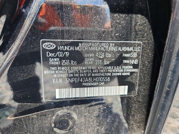 2020 HYUNDAI SONATA