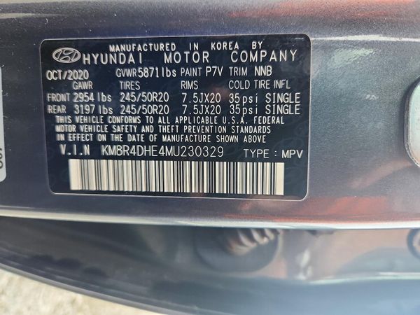 2021 HYUNDAI PALISADE SEL w/ Premium Pkg