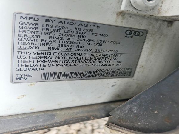 2017 AUDI Q7