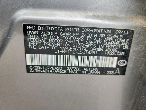 2014 LEXUS IS 250