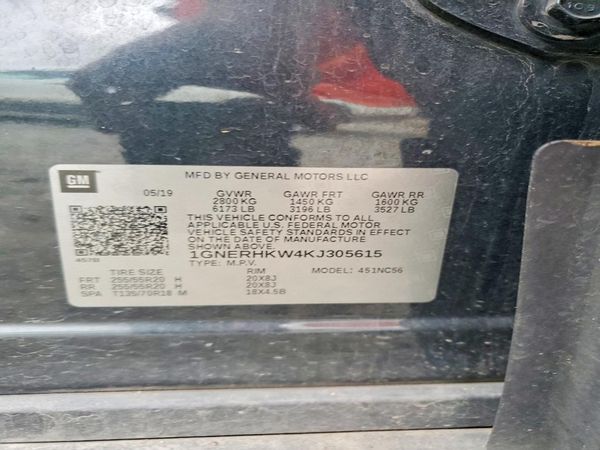 2019 CHEVROLET TRAVERSE LT