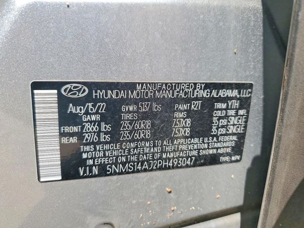 2023 HYUNDAI SANTA FE SE
