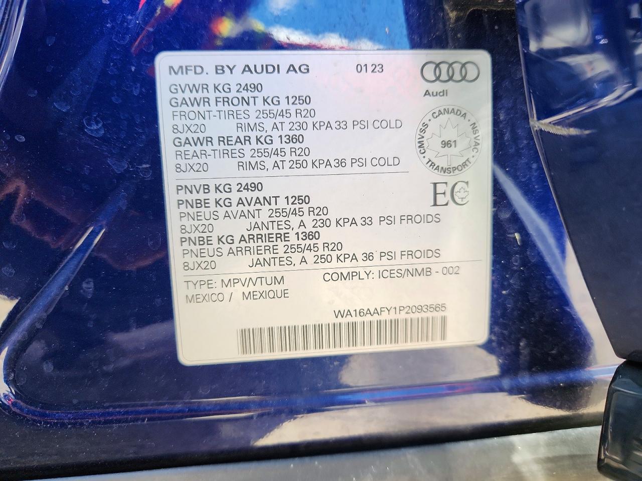 2023 AUDI Q5 S Line quattro Prestige