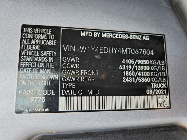 2021 MERCEDES-BENZ SPRINTER 907 (VS30)