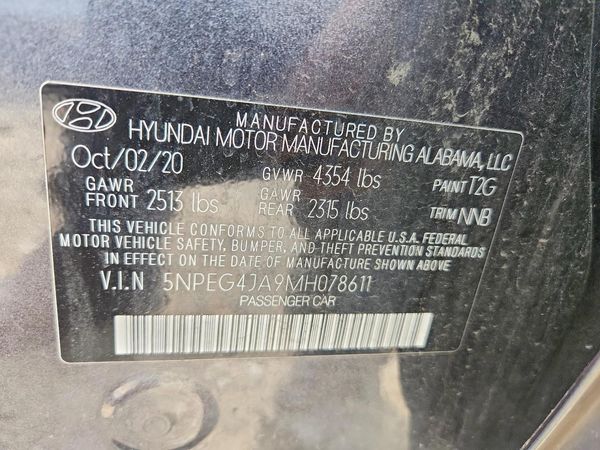 2021 HYUNDAI SONATA