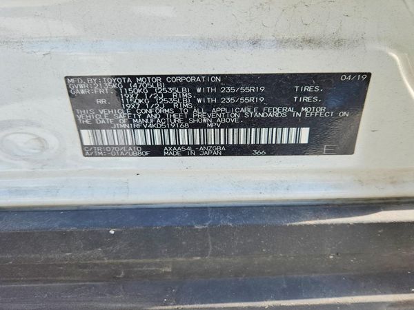 2019 TOYOTA RAV4 Limited