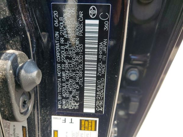2020 TOYOTA PRIUS