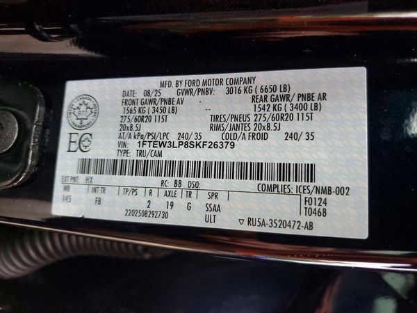 2025 FORD F150