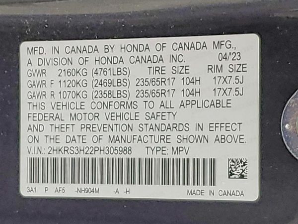 2023 HONDA CR-V LX
