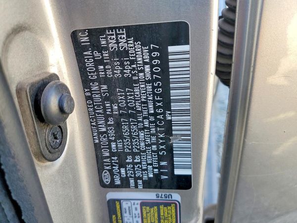 2015 KIA SORENTO GL