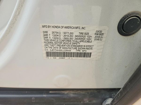 2020 ACURA MDX SH-AWD TECH 7P