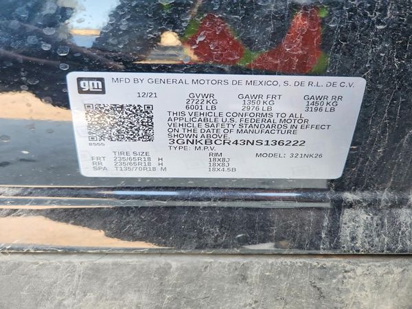 2022 CHEVROLET BLAZER 2LT