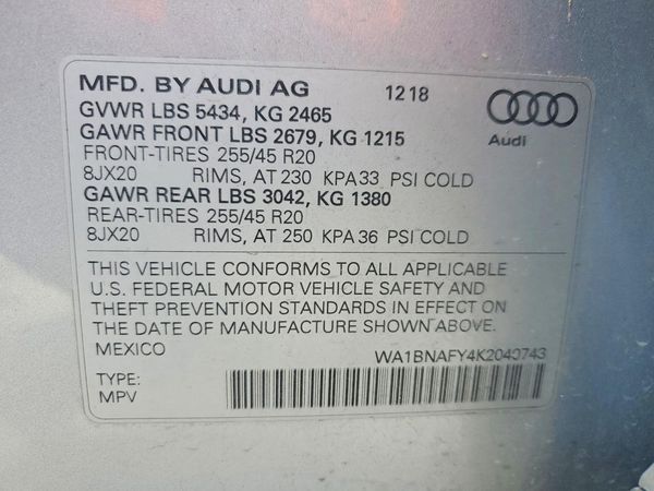 2019 AUDI Q5