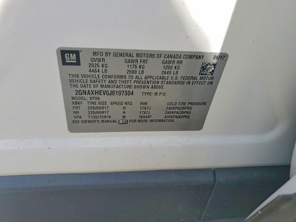 2018 CHEVROLET EQUINOX
