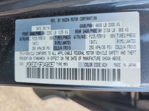 2015 MAZDA CX-5 Grand Touring/GT