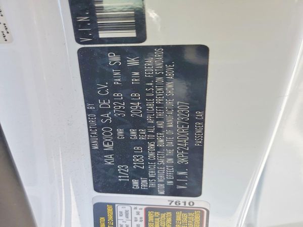 2024 KIA FORTE LX, LXS