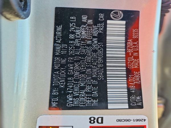 2021 LEXUS ES 350 350 Premium