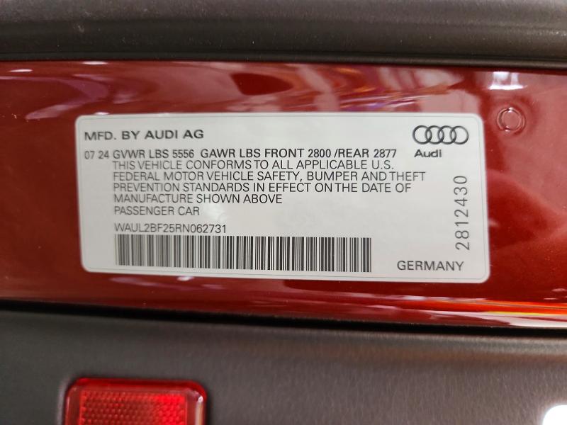 2024 AUDI A6 quattro Premium Plus