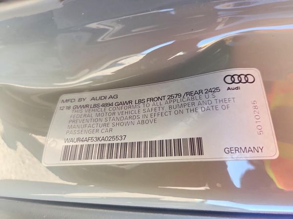 2019 AUDI S5 quattro Prestige