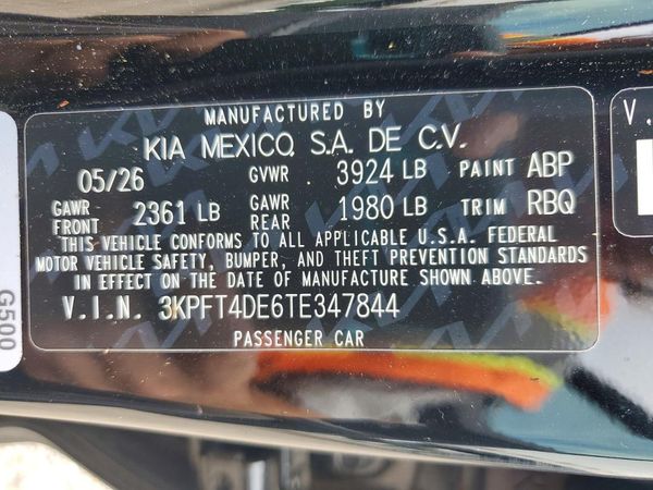 2026 KIA K4 LX, LXS