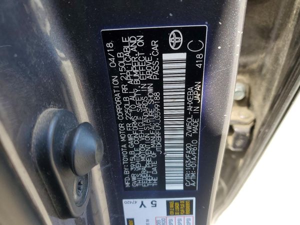 2018 TOYOTA PRIUS One/Two