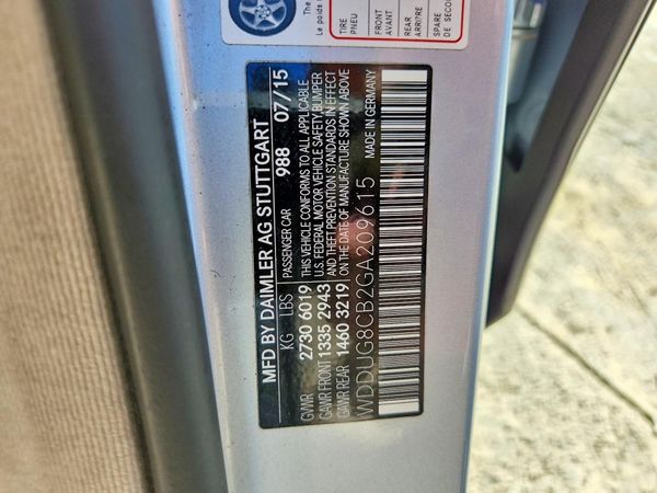 2016 MERCEDES-BENZ S S550
