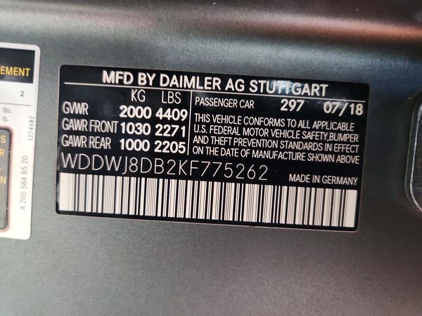 2019 MERCEDES-BENZ C C300