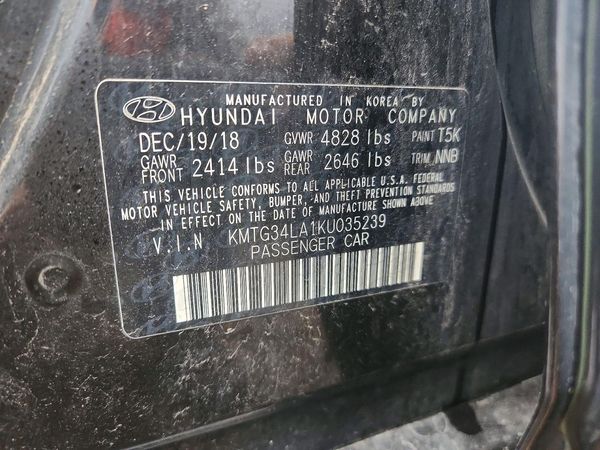 2019 GENESIS G70