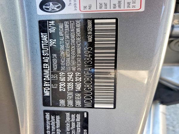2015 MERCEDES-BENZ S S550